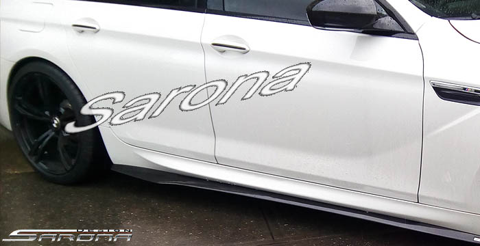 Custom BMW 6 Series  Sedan Side Skirts (2012 - 2016) - $890.00 (Part #BM-043-SS)